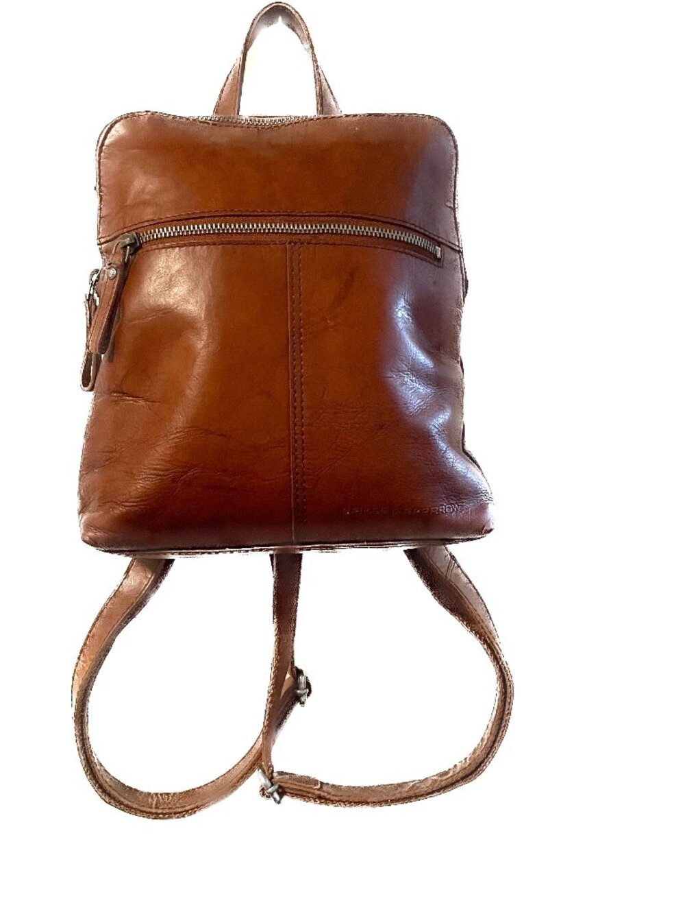 Authentic Spikes & Sparrow Distressed Leather Backpack - Dutch Design